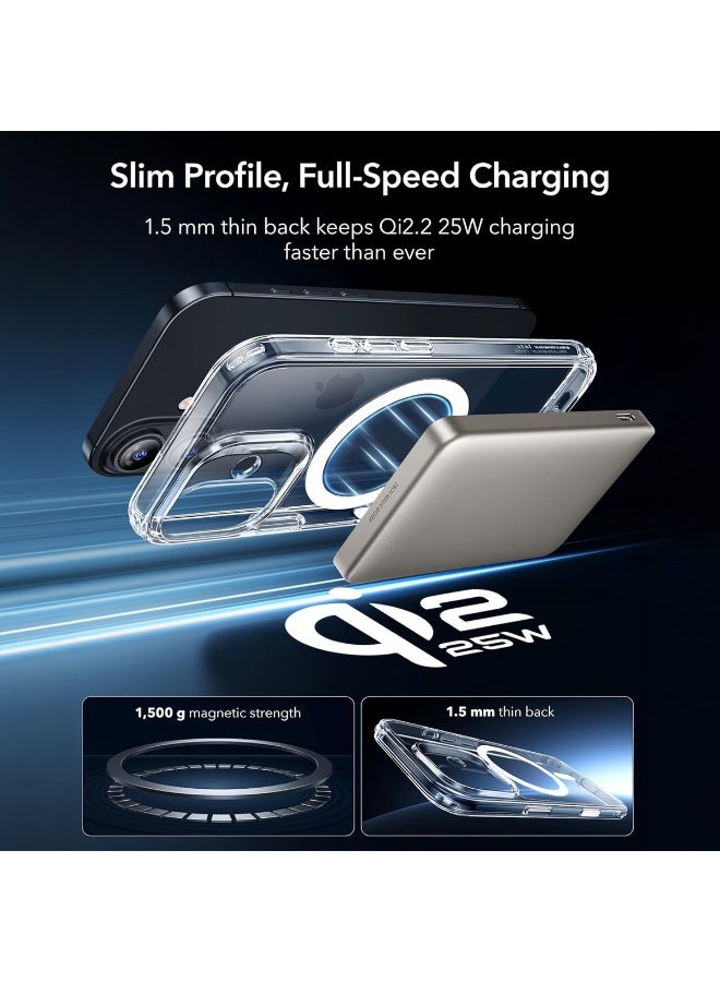 Mobcos iPhone 17 Clear Case with Transparent Slim Protective Cover, Lightweight, Protective Cover Magnetic Charging Compatible - Image 5