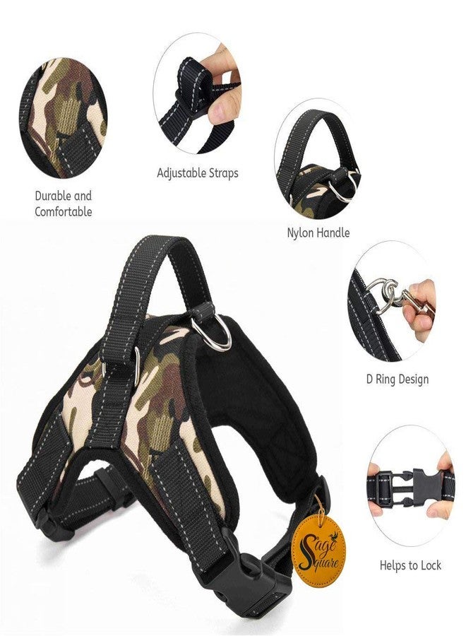 سايج سكوير حزام رياضي مبطن قابل للتعديل للكلاب من سيج سكوير مع مقبض رفع، مريح للغاية (للكلاب متوسطة الحجم) - Image 2