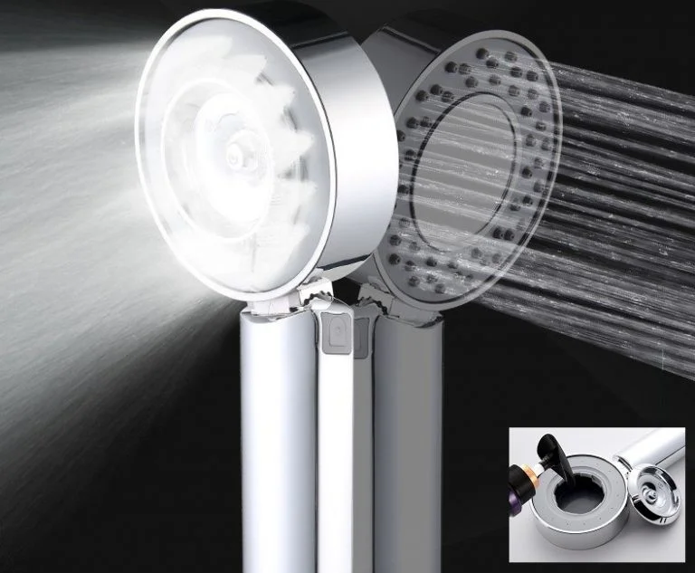 Rennway Shower Head with Shampoo Reservoir - Spa Effect