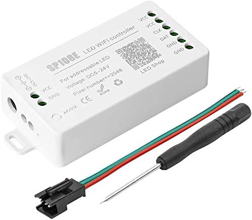 protium WiFi SP108E Controller for WS2811 WS2812B WS2815 WS2801 SK6812 WS2813 SK9822 APA102C etc - Image 1
