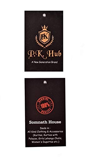 PK HUB Women's Jaipuri Rajasthani Women Silk Bandhani Bandhej Multi-Colored Heavy Dupatta with Gota Work and Latkan - (Red Glitter Border) (Free Size) - Image 5