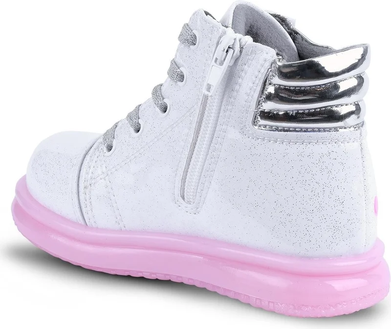 كابتن جونيور Captain Junior Girls Boots Illuminated Non-Slip Sole Orthopedic Bgmk 59210