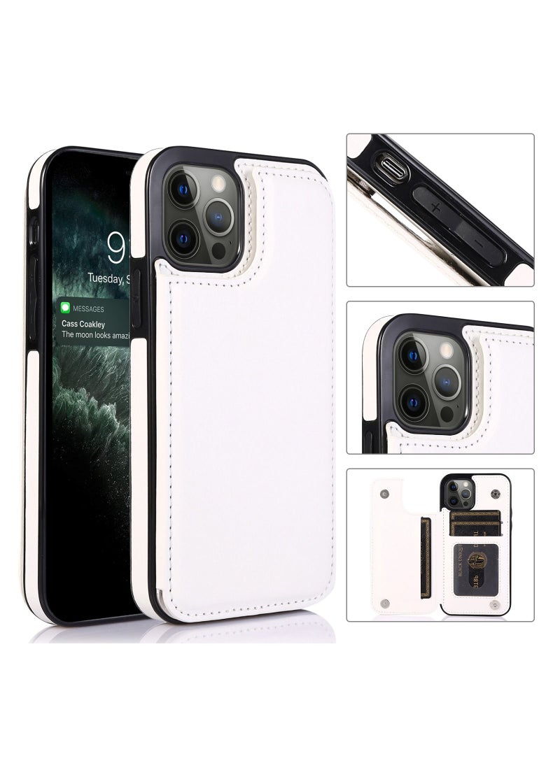 Suteni Leather Protective Back Cover Case Phone Case for iPhone - Image 2