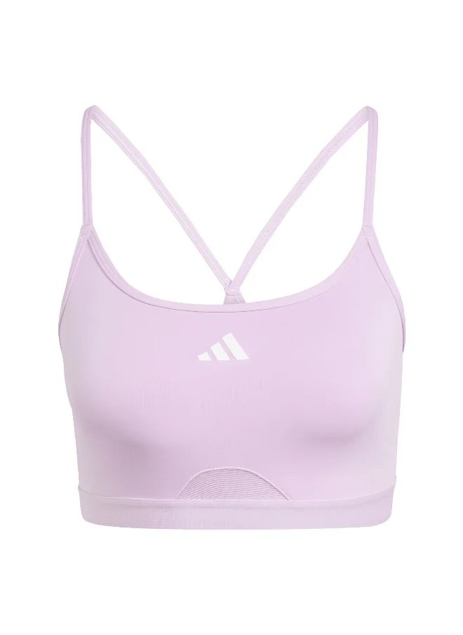 اديداس adidas aeroreact training 3stripes women bra