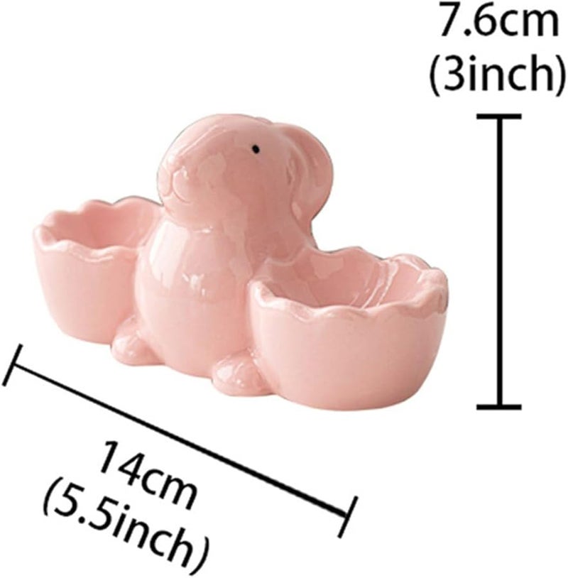 Soft Boiled Egg Holder Rabbit Shape Egg Cup Kitchen Breakfast Tool Color A - Image 4