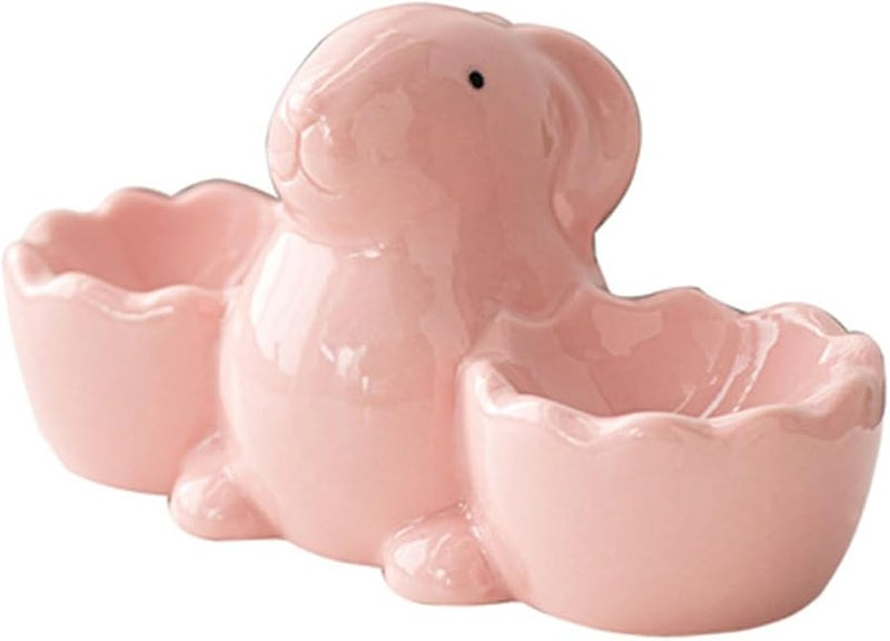Soft Boiled Egg Holder Rabbit Shape Egg Cup Kitchen Breakfast Tool Color A - Image 2