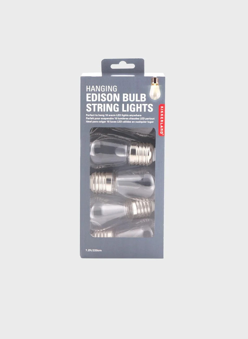 KIKKERLAND Edison Bulb String Lights