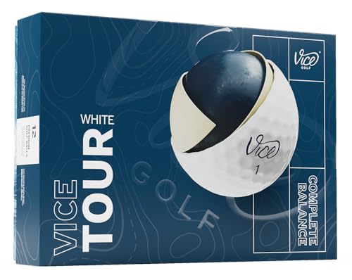 Vice Golf Vice Tour Golf Balls (2025 Model) (White) - Image 1
