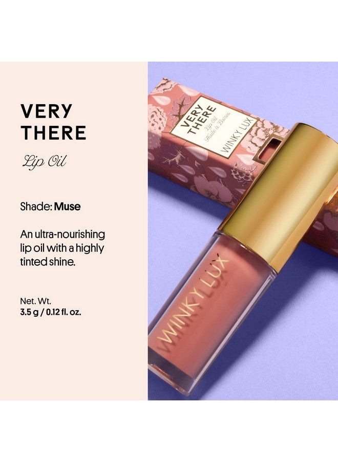 وينكي لوكس زيت شفاه وينكي لوكس فيري ثير، زيت شفاه وردي فاتح، ملمع شفاه مرطب، بلسم شفاه وردي لامع ملون، ملمع شفاه غير لزج، لون شفاه درابيد إن كولور بزيت الجوجوبا، ميوز - Image 2