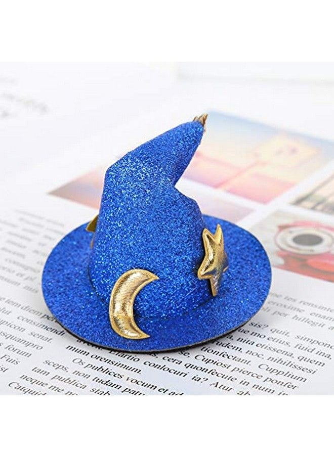 4Pcs Mini Top Hat Hair Clips Shining Star Moon Halloween Witch Hat Flet Hairpins Hair Barrettes Hair Accessories For Party Performance Props - pzsku/Z14DBFB4271F6011F853AZ/45/_/1660136419/8c78cb58-ca67-4e87-966e-73f43d578188