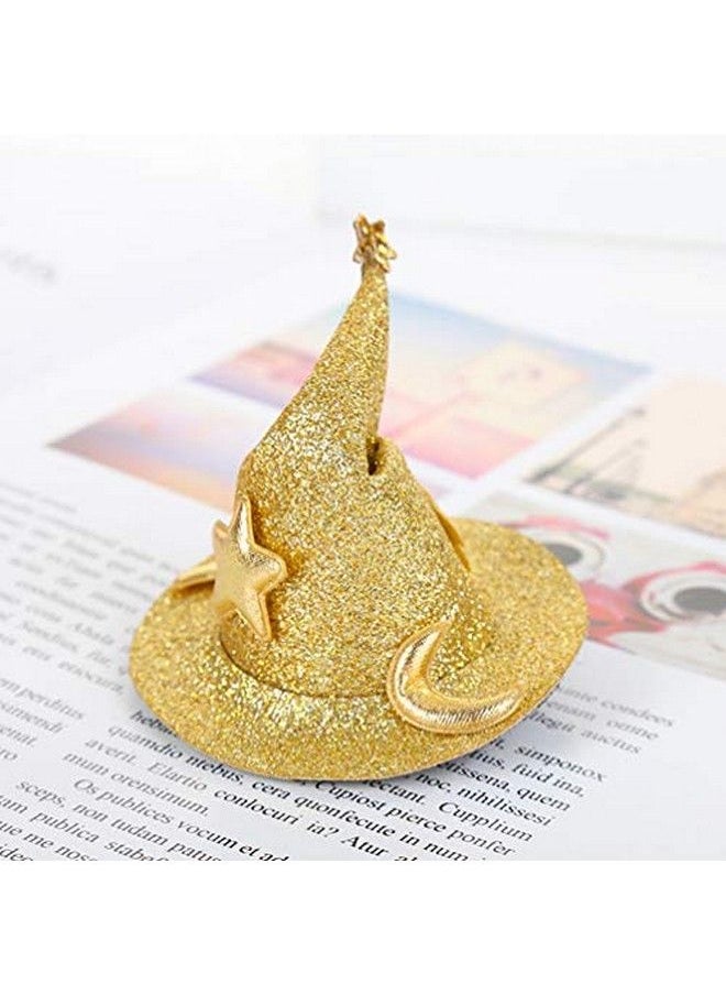 4Pcs Mini Top Hat Hair Clips Shining Star Moon Halloween Witch Hat Flet Hairpins Hair Barrettes Hair Accessories For Party Performance Props - pzsku/Z14DBFB4271F6011F853AZ/45/_/1660136454/7df24430-ae09-421d-bc22-aa280012a79c