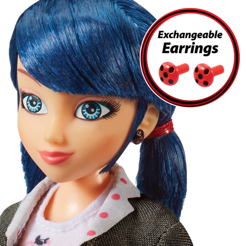 Miraculous Cat Ladybug Superhero Secret Marinette with Ladybug Fashion Outfit by Playmates Toys - Image 4