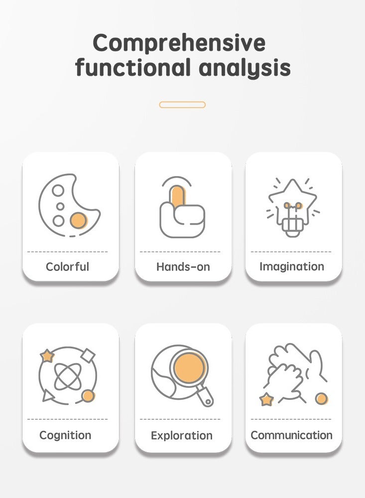 Loquat 220 PCS DIY Building Blocks Set, Stacking Blocks With Storage Box, Learning STEM Building Toys for 3 Years+ Kids - Image 5