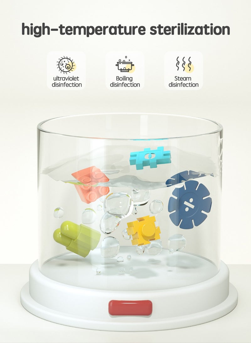 Loquat 220 PCS DIY Building Blocks Set, Stacking Blocks With Storage Box, Learning STEM Building Toys for 3 Years+ Kids - Image 4