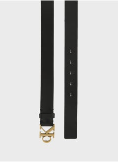 Calvin Klein Jeans Monogram Placque Hole Allocated Belt  - Image 2