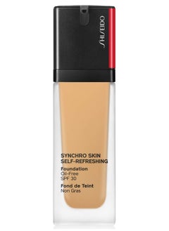 Shiseido SHISEIDO Synchro Skin Self-Refreshing Foundation SPF 30- 340 Oak, 30ml  - Image 1