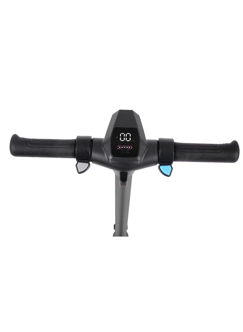 GREEN LION GBK-KIDS Electric Scooter with Power 130W & Max Speed 16 km/h / Built-in Bluetooth Speaker / Digital Display / 6.5 KG Lightweight / Foldable E-Scooter / 8 Km Per Charge -Black - Image 3