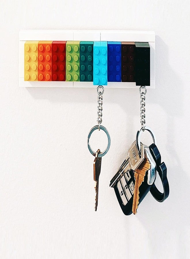 Mivofun 12 Pcs Building Block Keychain, 12 Colors Brick Keyrings for Birthday, Party Bag Fillings, Rewards, Party Supplies, Pendant, Decoration Gifts - Image 3