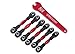 Traxxas TRA8341R Turnbuckles Aluminum redAnodized Camber Links 32mm Front 2 Camber Links 28mm Rear 2 - Image 2