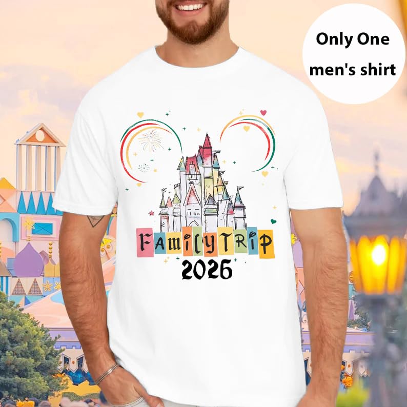 MYHALF Magical Family Shirts matching 2026 Vacation Family Matching Outfits Mom and Mini Cute Summer Trip Clothes - Image 4