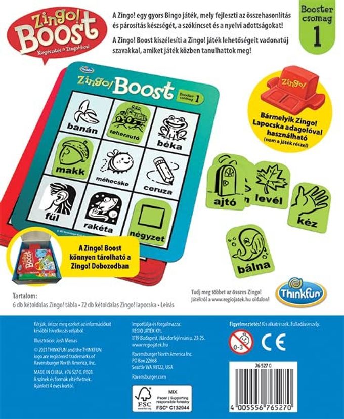 thinkfun Zingo! Booster Pack #1 Exciting Expansion Pack for Zingo! Game | Engages Kids in Learning | Enhances Memory & Word Recognition Skills | Trusted by Families Worldwide - Image 3