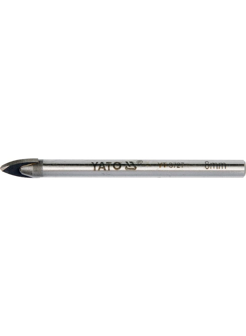 Yato YATO Glass and Tile Drill Bit 8mm Sliding Card  YT-3727