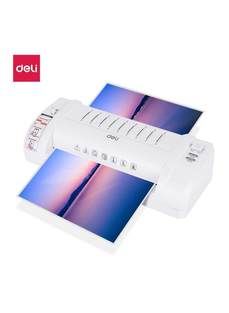 Deli A4 Laminator - 300mm/min Speed, 0.6mm Thickness, E3893-EU - Image 1
