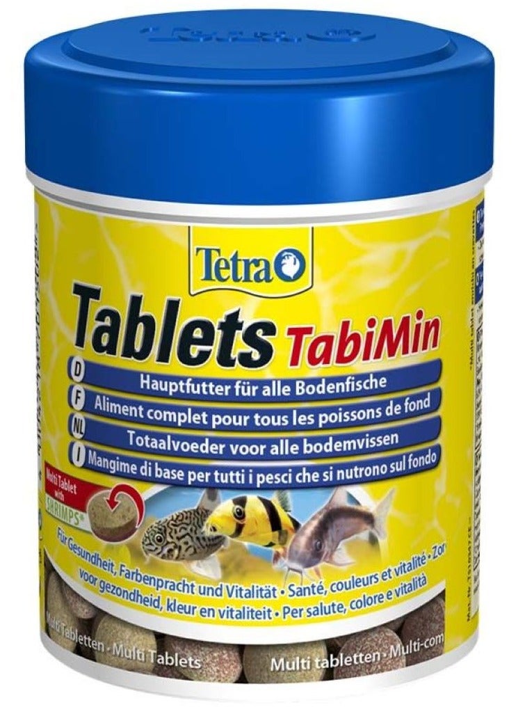 Atima Fish Tablet Tetra Tetra Tablets TabiMin for bottom-feeding and timid fish 120 ...