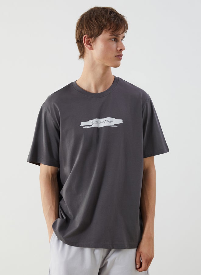 LC WAIKIKI Crew Neck Printed Jersey Men's T-Shirt - Image 1