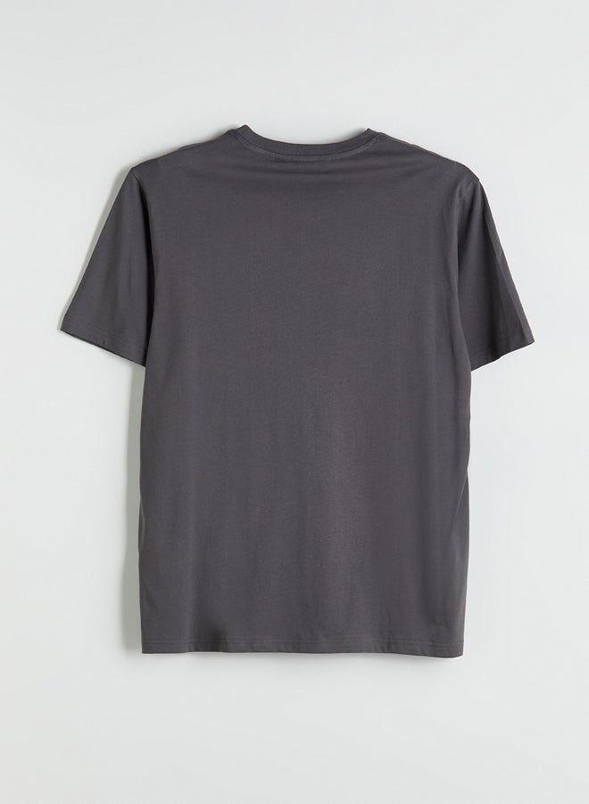 LC WAIKIKI Crew Neck Printed Jersey Men's T-Shirt - Image 4