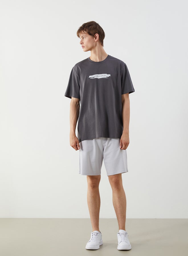 LC WAIKIKI Crew Neck Printed Jersey Men's T-Shirt - Image 2