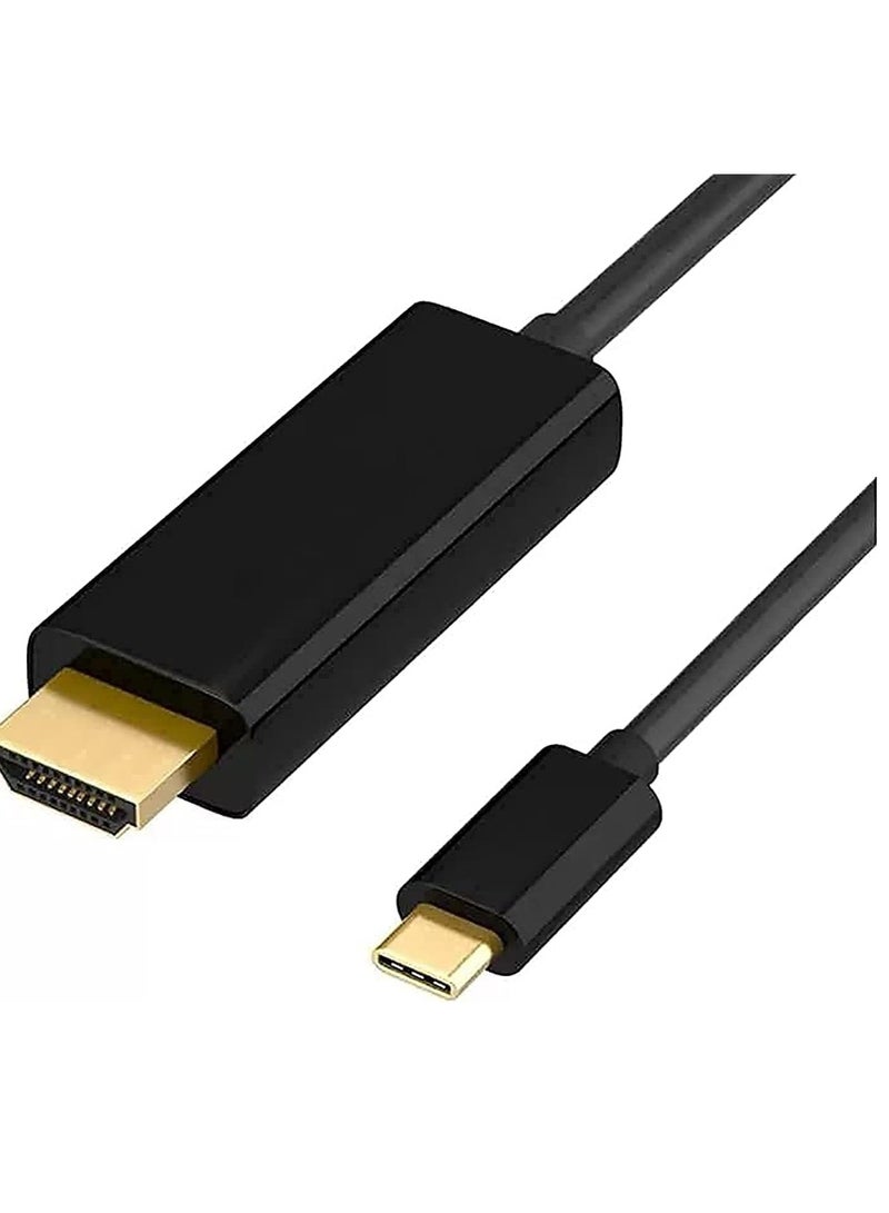 Keendex 4K Type-C to HDMI KX Adapter, 1.8 m long, Model 2451, Black - Image 1