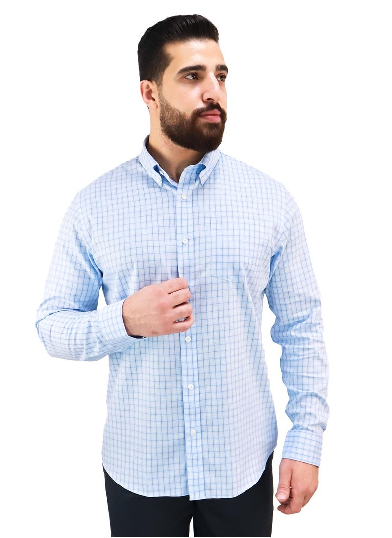 GIORDANO Men's Wrinkle-Free Shirt Multicolour  - Image 1