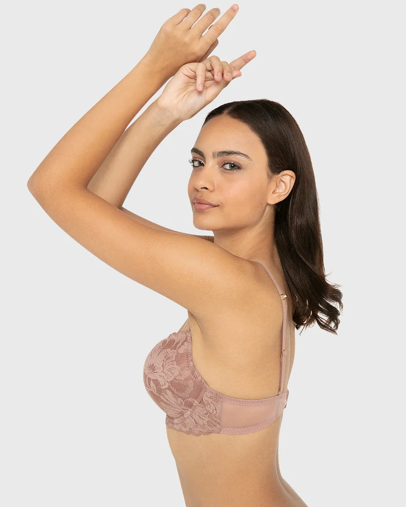 لا سينزا La Senza Double Push Up Wired Lace Bra