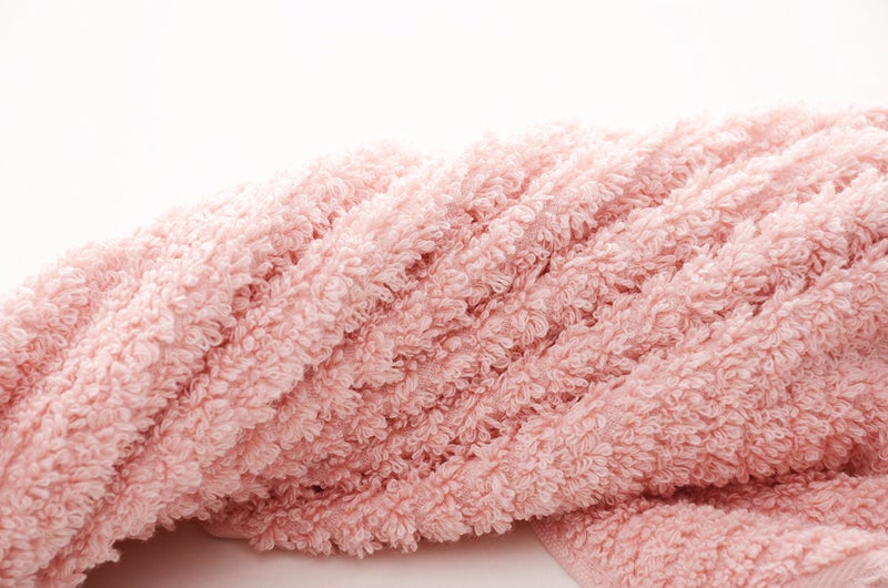 Leisofter مناشف يدوية قطنية زخرفية Leisofter لتخليص الحمام مع حلقات معلقة (Pink 2-Pack 14 "" × 29 "") - Image 4