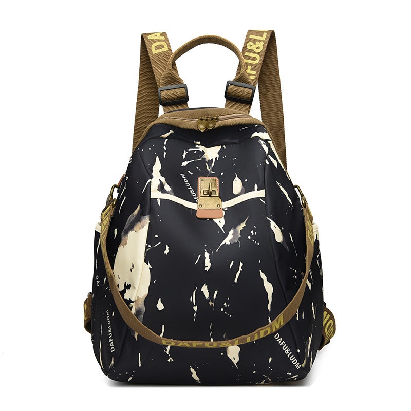 Western Style Lightweight Large Capacity Soft Leather Backpack For Women Fashion Women'S Backpack Oxford Cloth Travel School Bag For Women - Image 1