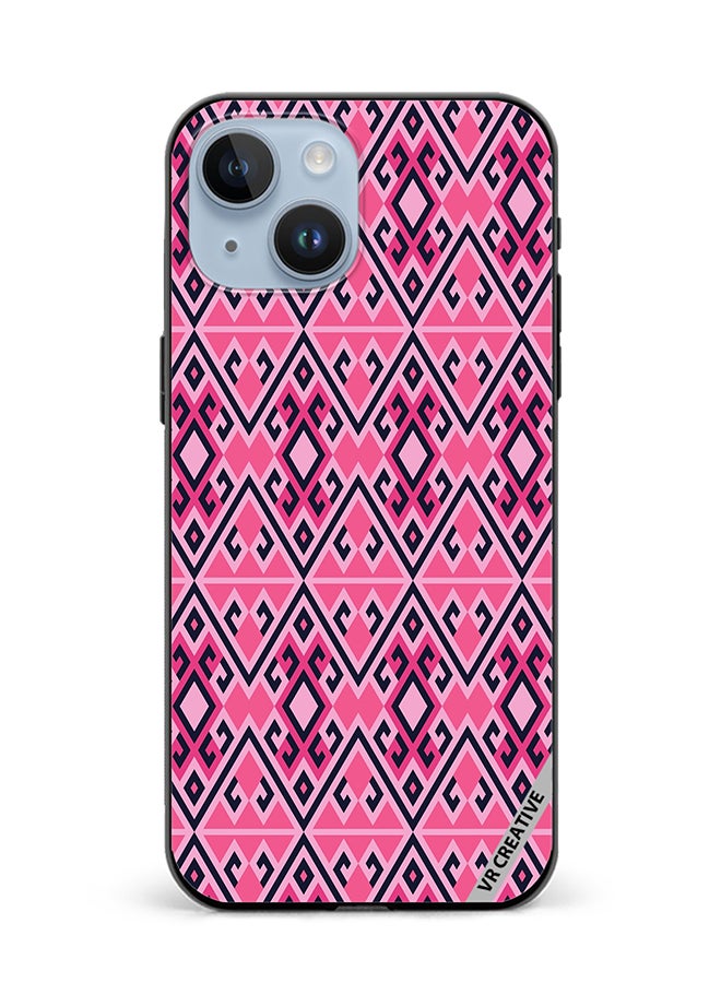 VR CREATIVE Protective Case Cover For Apple iPhone 15 Strips Design Multicolour - Image 1