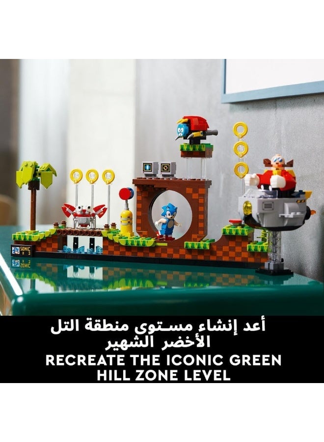 LEGO 1125-Piece Ideas Sonic the Hedgehog, Green Hill Zone 21331 Building Blocks Toy Set - Image 1