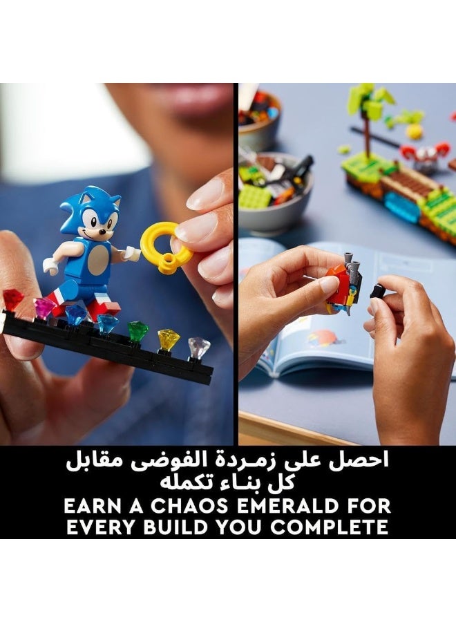 LEGO 1125-Piece Ideas Sonic the Hedgehog, Green Hill Zone 21331 Building Blocks Toy Set - Image 3