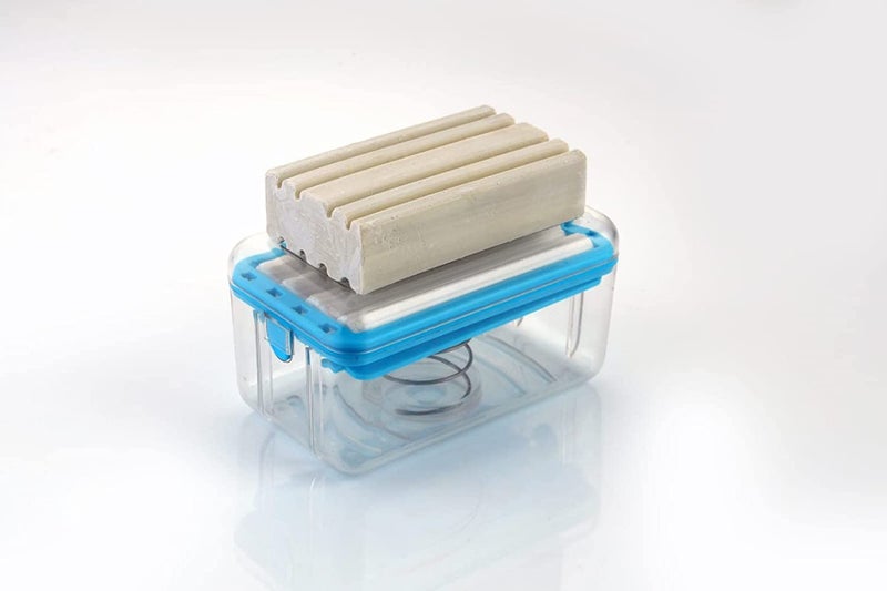 Ality Plastic Soap Roller Dispenser 2-In-1 Portable Soap Dish & Soap Dispenser With Roller, Multifunctional Soap Holder Foaming Soap Bar Box - Image 2