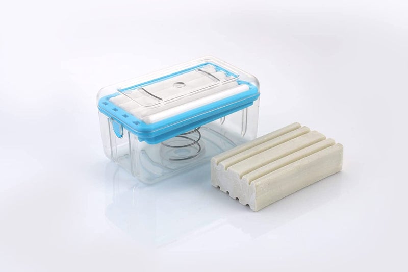 Ality Plastic Soap Roller Dispenser 2-In-1 Portable Soap Dish & Soap Dispenser With Roller, Multifunctional Soap Holder Foaming Soap Bar Box - Image 4