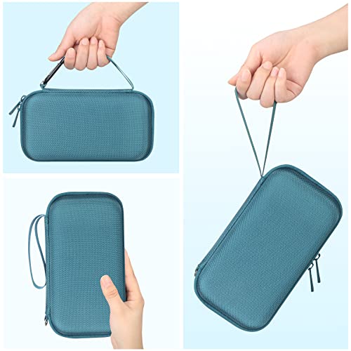BOVKE Hard Travel Speaker Case for Bose New SoundLink Flex Speaker (2nd Gen) / Bose SoundLink Flex Bluetooth Portable Speaker, Extra Mesh Pocket for Bose Speaker Charger, Charging Cables, Stone Blue - Image 2