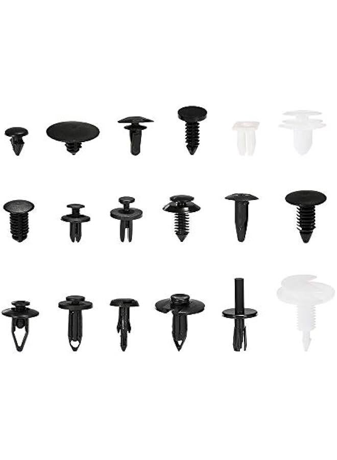 فايلكس مشاك تثيت السيارة ومجموعة لاستيكية م اف ام كيو شو ، تلقائية مع اداة ازالة المشاك 415 قطعة 18 مقاسا مقض دفع ملحقات متعددة الالوا الألوميوم - Image 2