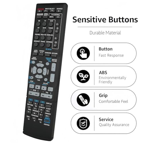 uehba AXD7534 Replacement Remote Control Compatible for Pioneer VSX-519V-k Vsx-519v-s Audio Vidio Receiver - Image 3