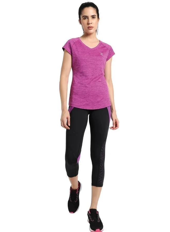 زيسي تيشيرت نسائي بياقة على شكل حرف