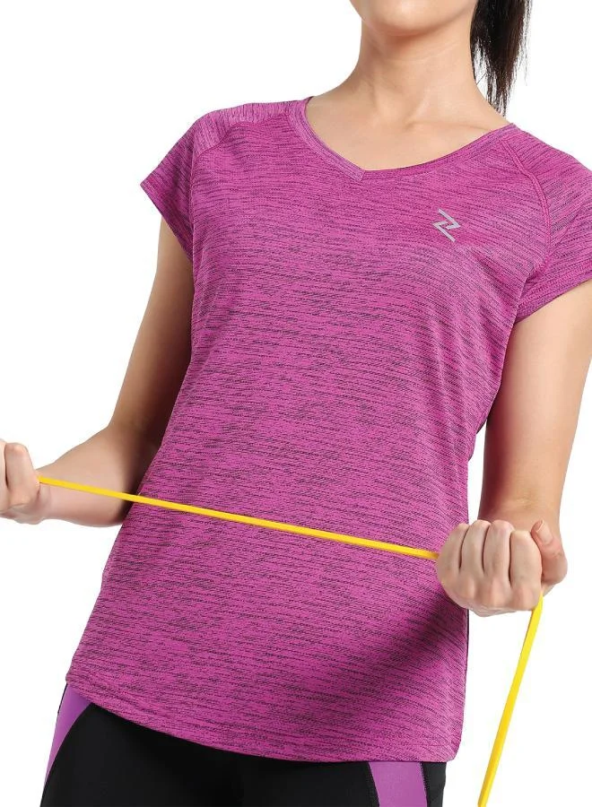 ZAECY Women's V-neck T-shirt