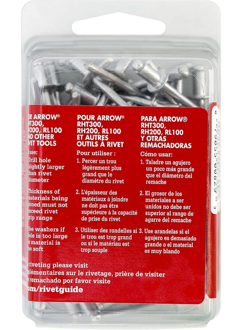 Arrow Arrow Fastener RSA3/16IP Short Aluminum 3/16-Inch Rivets, 50-Pack  - Image 4