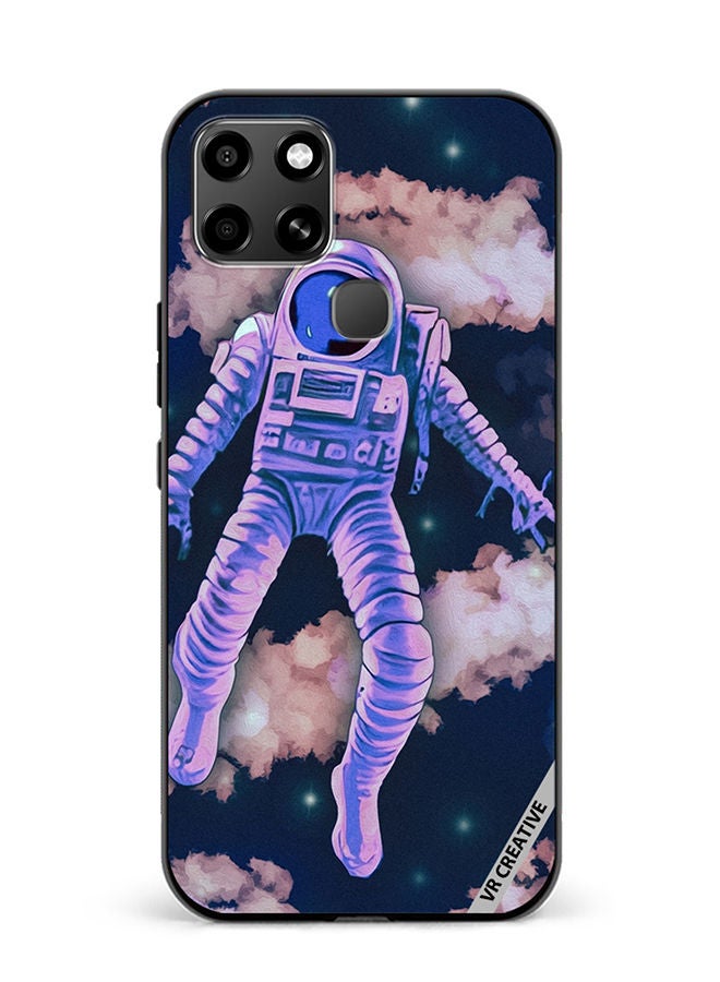 VR CREATIVE Protective Case Cover For Infinix Smart 6 Retro Style Vibrant Space Scene Design Multicolour - Image 1