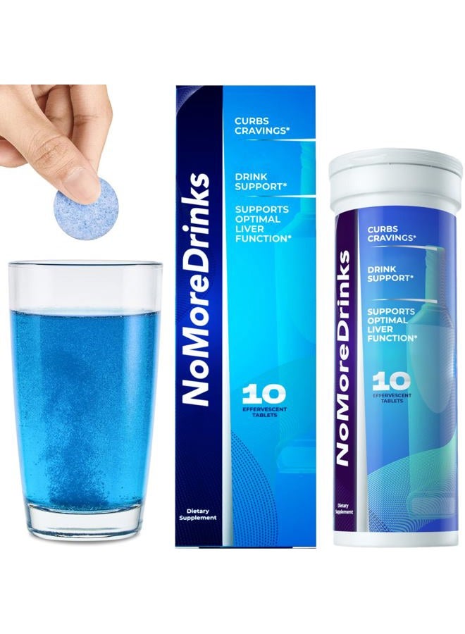 Erectogen NoMoreDrinks Alcohol Cravings Reducer - Stop Drinking Alcohol Supplements & Liver Detox with Milk Thistle, Dandelion Root & Kudzu Root for Liver Support - 1 Pack - Image 1