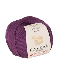 Gazzal Baby Cotton Plum Baby Wool-3441 